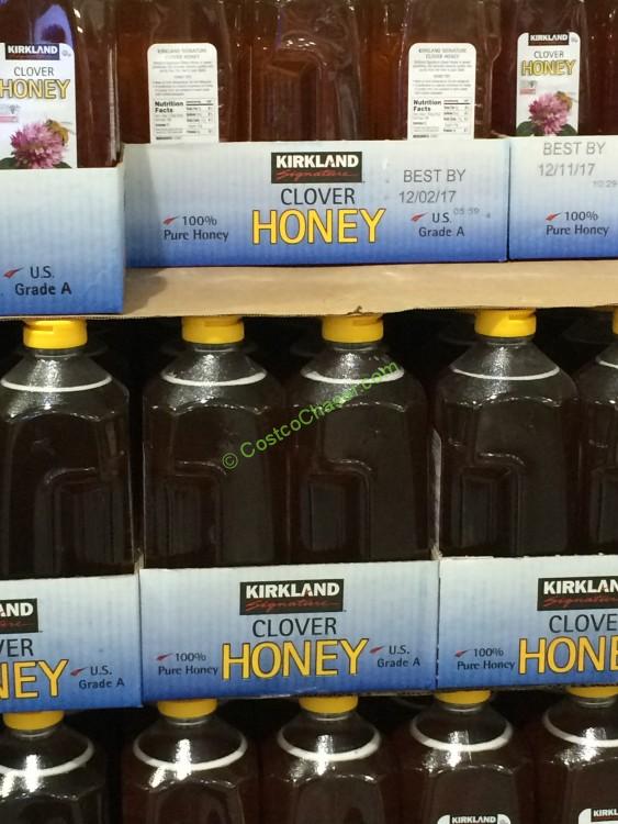 Kirkland Signature Pure Clover Honey 5 Pound Container CostcoChaser