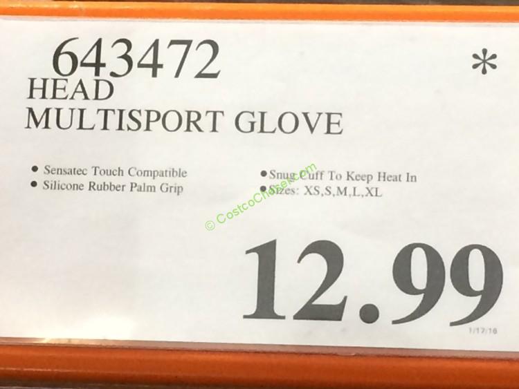 Head MultiSport Running Gloves with SENSATEC CostcoChaser