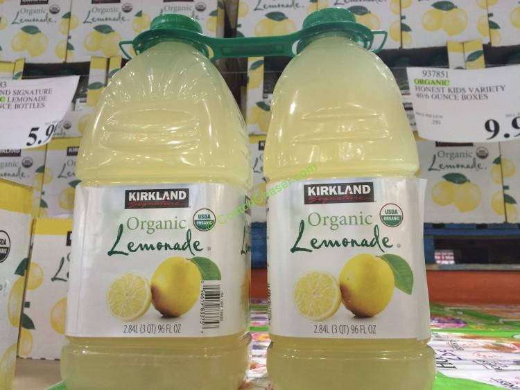 Kirkland Signature Organic Lemonade 2/96 Ounce Bottles