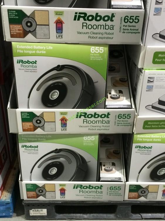 costco877550irobotroomba655petseriesvacuumcleaningrobotall