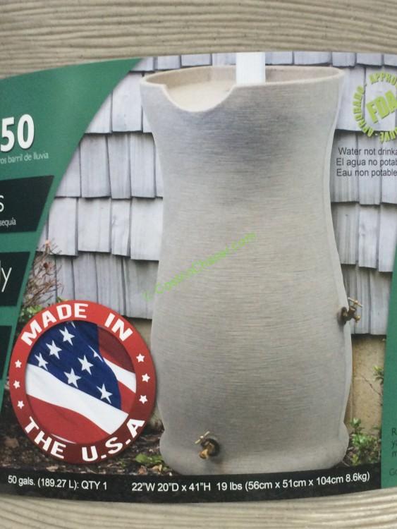 Good Ideas 50 Gallon Rain Barrel CostcoChaser