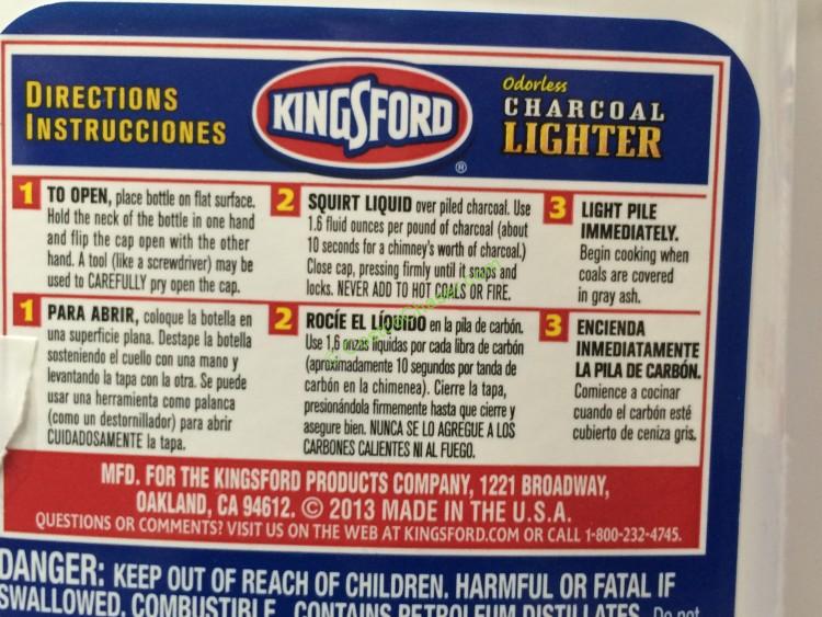 Kingsford Charcoal Lighter Fluid 264 OZ Bottles CostcoChaser