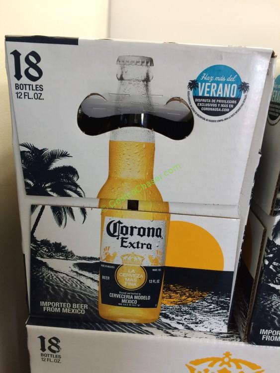 Corona Extra Imported Mexican Beer 18/12 OZ Bottles CostcoChaser