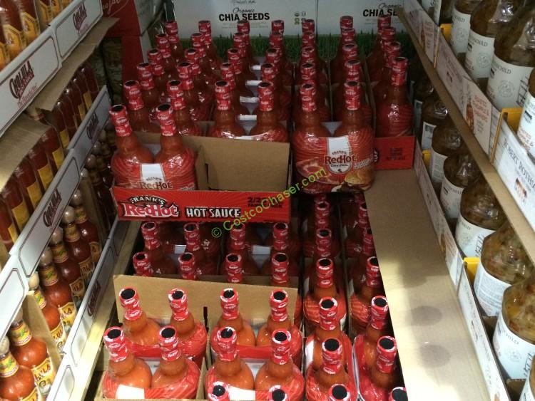 Frank’s Red Hot Sauce 2/23 Ounce Bottles CostcoChaser