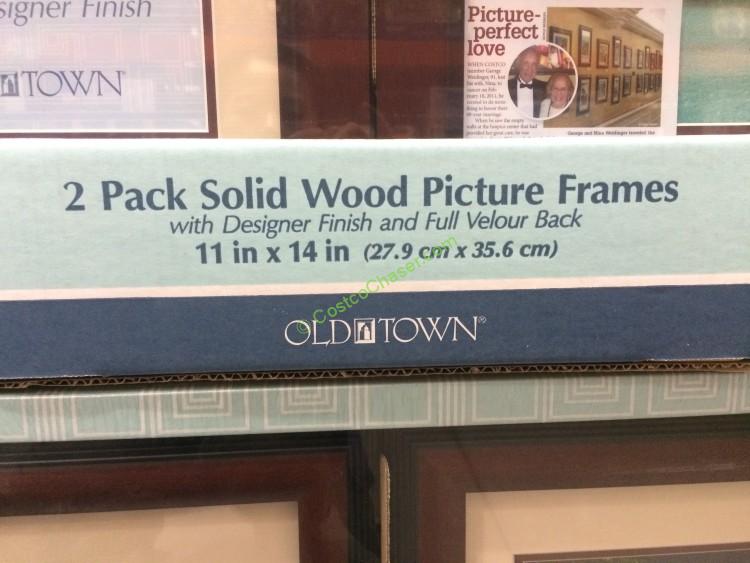 Old Town 11” X 14” Designer Wood Frames 2 Pack Model27436MX