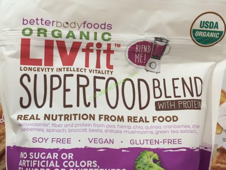 LIVFIT Organic Superfood Blend 25.4 Ounce Bag CostcoChaser