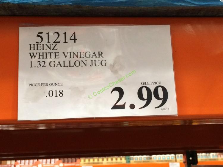 Heinz White Vinegar 1.32 Gallon Jug CostcoChaser