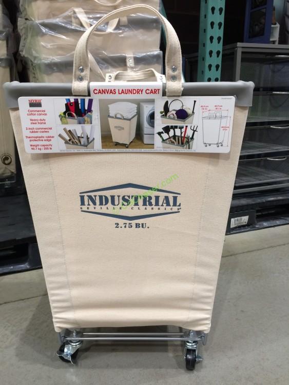 Seville Classics, Inc. Canvas Hamper Cart ModelTF160401 CostcoChaser