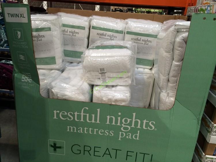 restful nights easy rest mattress pad