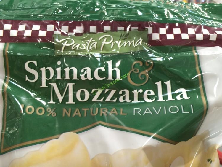 Pasta Prima Spinach & Mozzarella Ravioli 3.5 Pound Bag CostcoChaser
