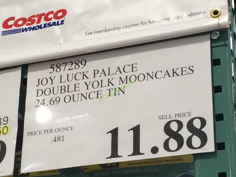 Joy Luck Palace Double Yolk Mooncakes 24.69 Ounce Tin CostcoChaser