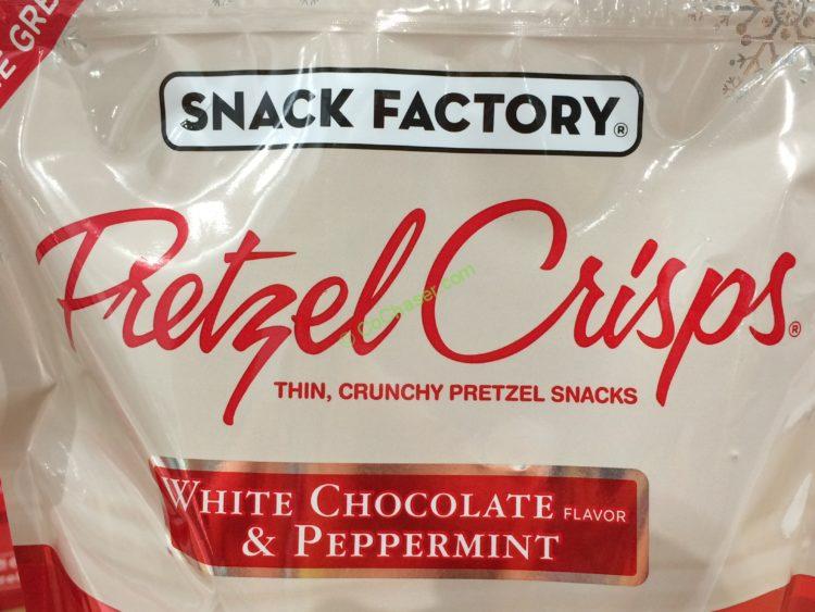 Snack Factory White Peppermint Pretzel Crisps 20 OZ CostcoChaser