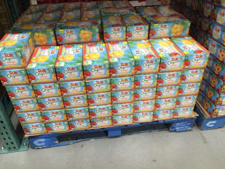 Dole Organic Mango Chunks 16/4 Ounce Cups CostcoChaser