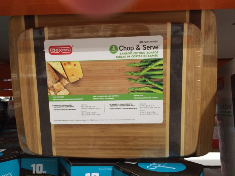 DEXAS 2PC Bamboo Cutting Boards CostcoChaser
