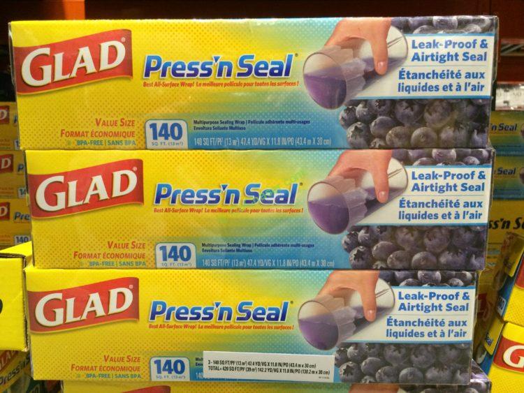 Glad Press’N Seal 3/140 SQ FT Rolls CostcoChaser