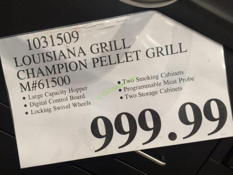 Costco1031509LouisianaGrillsChampionPelletGrilltag CostcoChaser