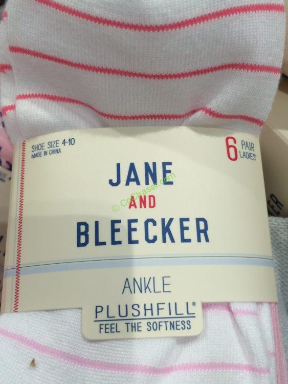 Jane and Bleecker Super Soft Anklet Sock 6 Pair CostcoChaser