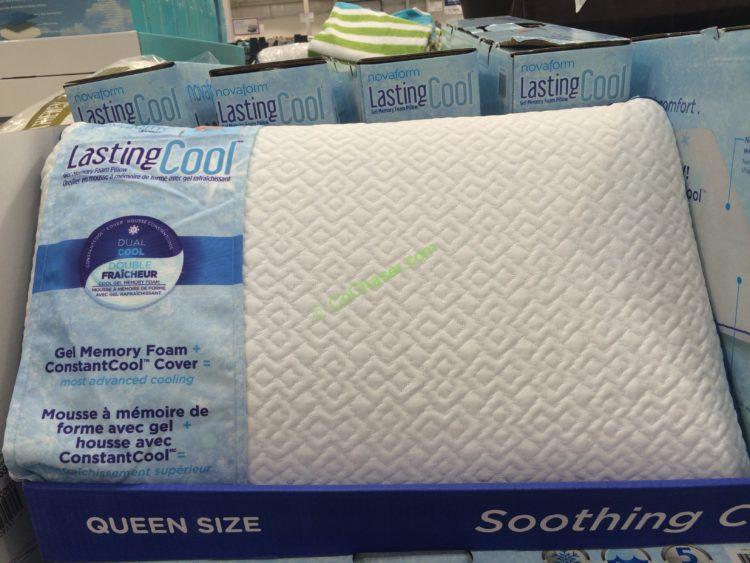 Novaform Lasting Cool Gel Memory Foam Pillow CostcoChaser