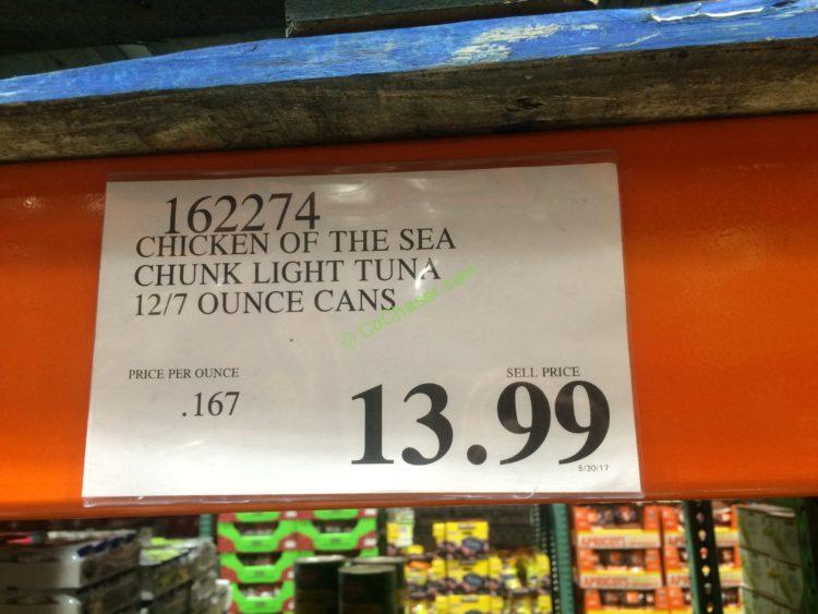 Costco162274Chicken oftheSeaChunkLightTunatag CostcoChaser