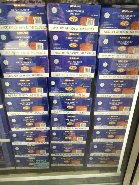Costco22724KirklandSignatureGroundBeefPattiesall CostcoChaser