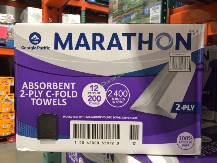 Marathon Ultra 2 PLY CFold Towel 2400 Count CostcoChaser