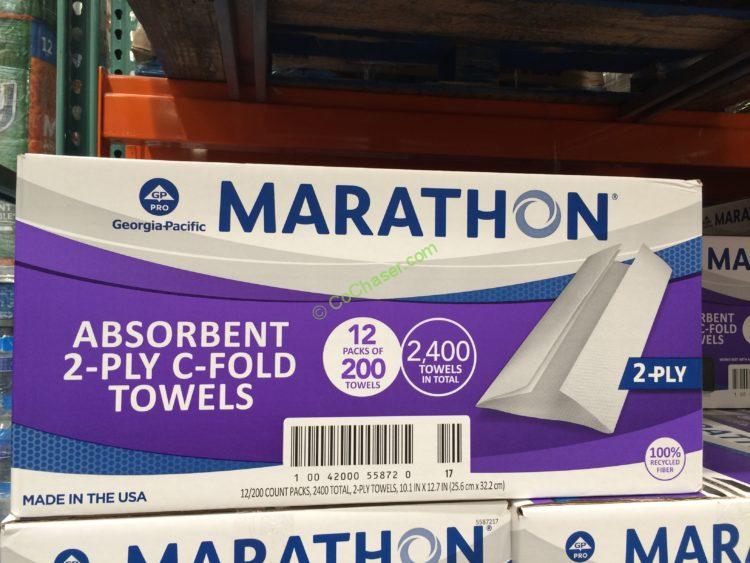 Marathon Ultra 2 PLY CFold Towel 2400 Count CostcoChaser