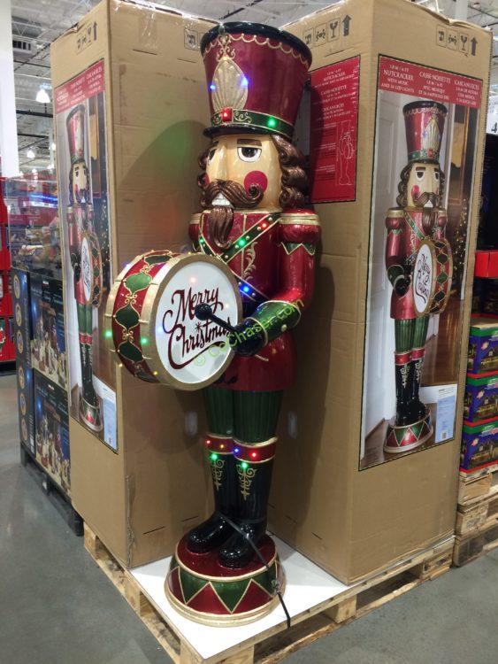 6′ LED Nutcracker Drum and Music Indoor & Outdoor Use – CostcoChaser