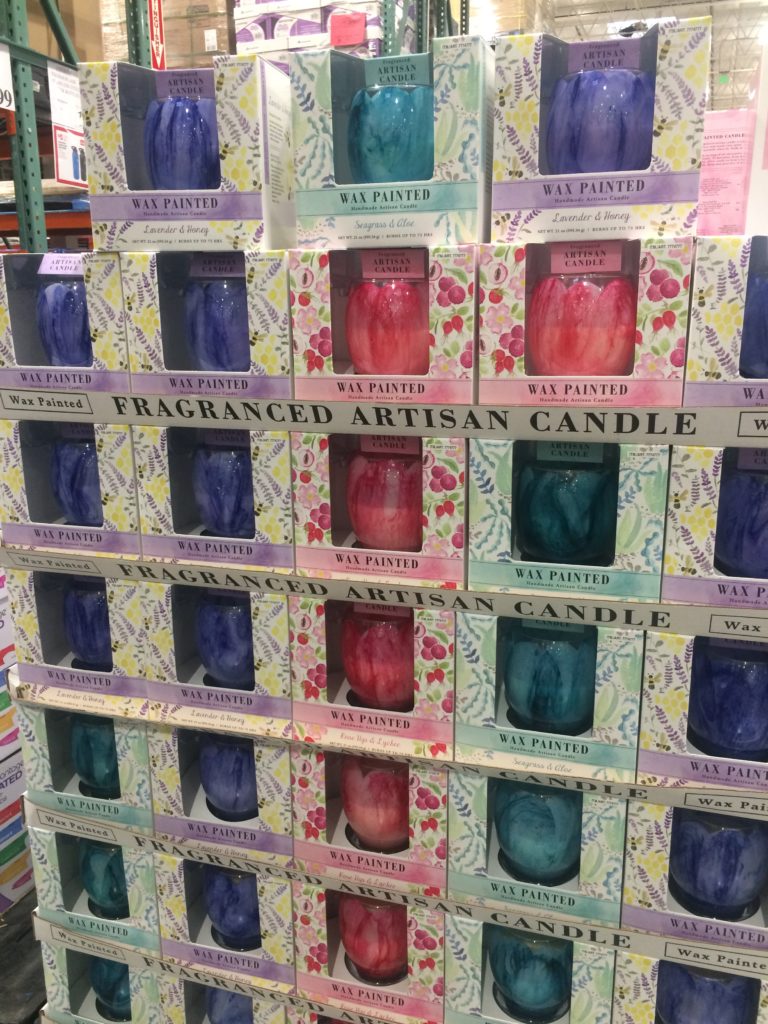 Painted Wax 21OZ Tulip Candle CostcoChaser