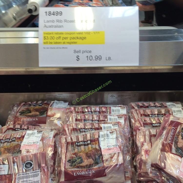 Costco Kirkland Signature Australian Lamb Rack