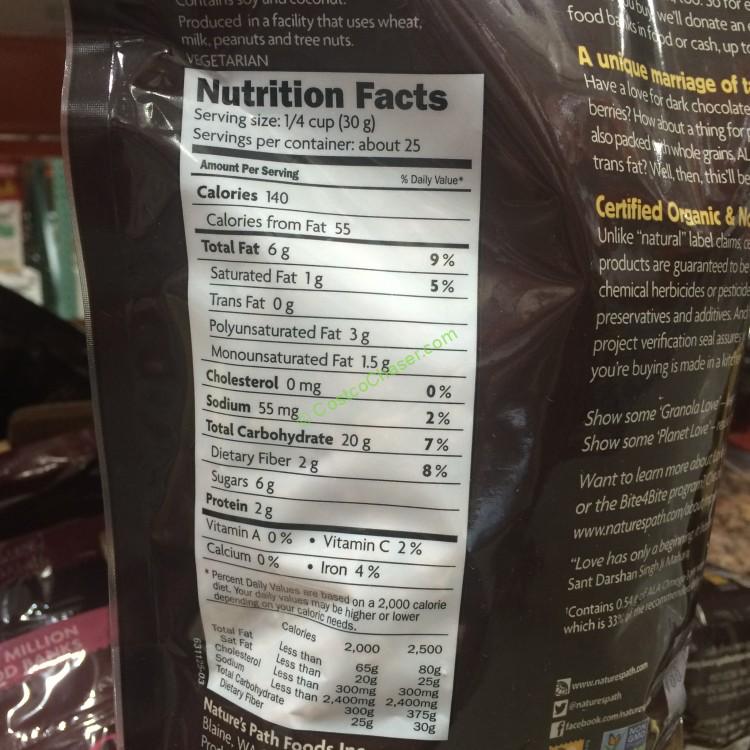 Organic Nature’s Path Love Crunch Granola CostcoChaser