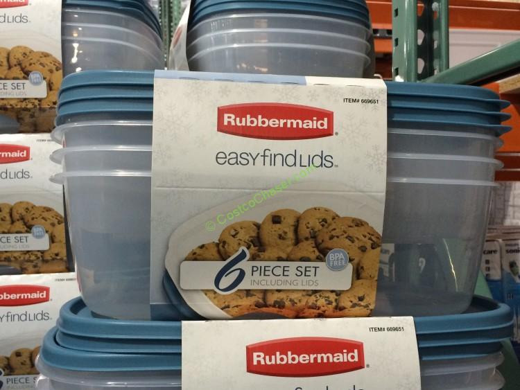 Rubbermaid Easy Find Lid Large Food Storage Set