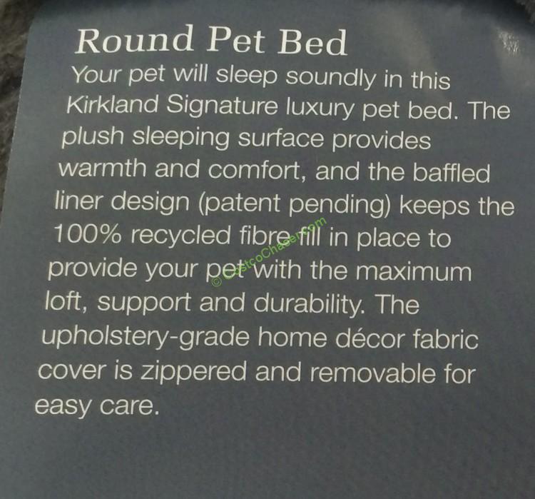 costco70506242roundpetbedspec CostcoChaser