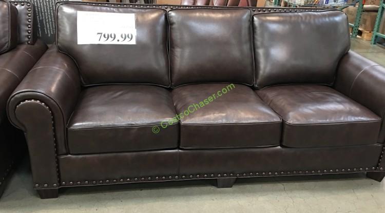 Adalyn Home Leather Sofa