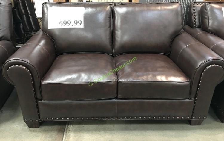 Adalyn Home Leather Loveseat