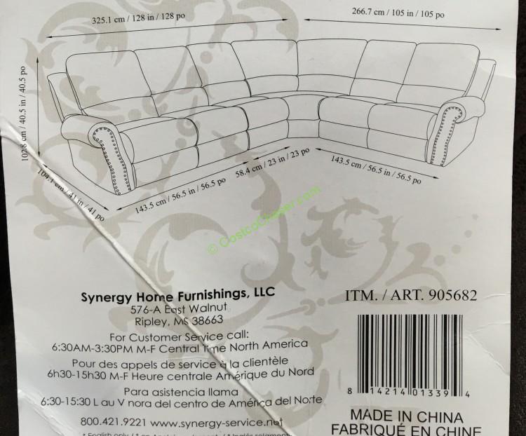 Fabric Motion Sectional With 3 Recliners CostcoChaser
