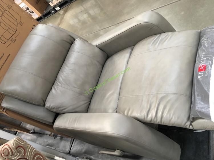 costco905691pulaskileathermanualreclinerextended CostcoChaser