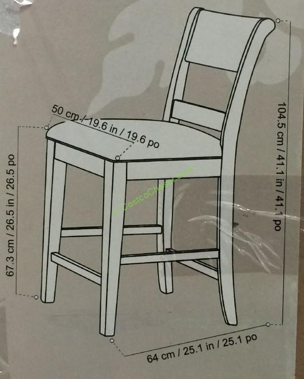 costco908754hillsdalefurniture9piececounterheighrdinningset