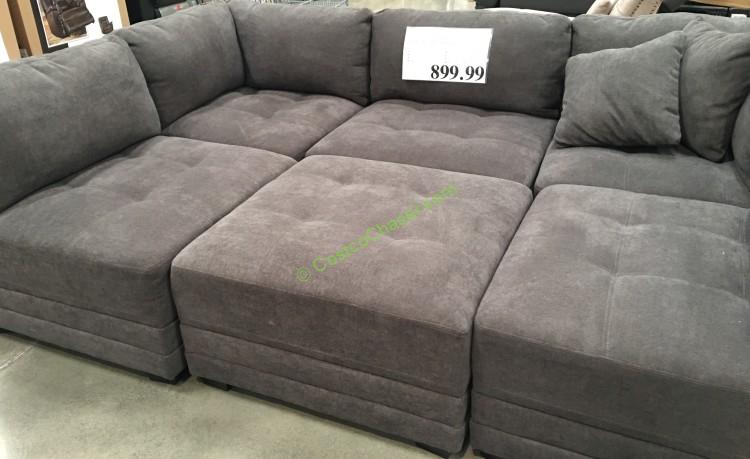 6-Piece Modular Fabric Sectional