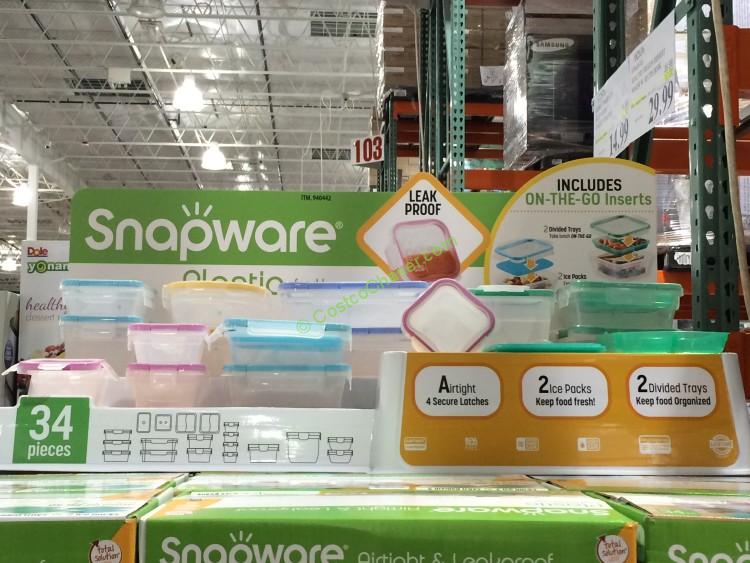 Snapware 34PC Plastic Total Solutions Food Storage Set
