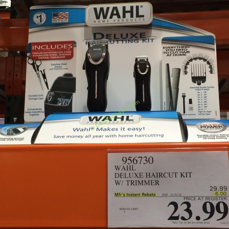 wahl deluxe hair cutting kit