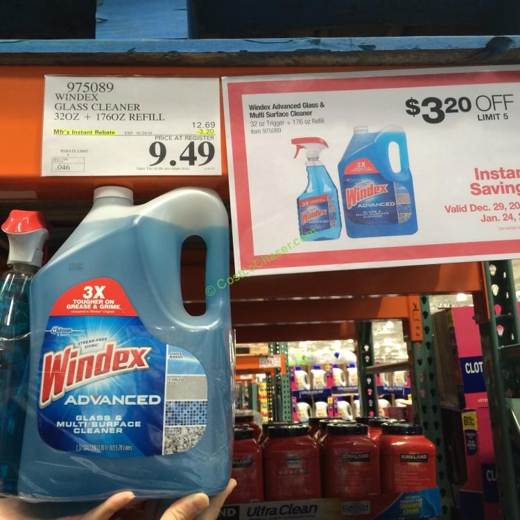 Windex Advanced Glass & Multi Surface Cleaner