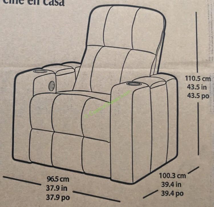 costco992364pulaskireclinerdimension CostcoChaser