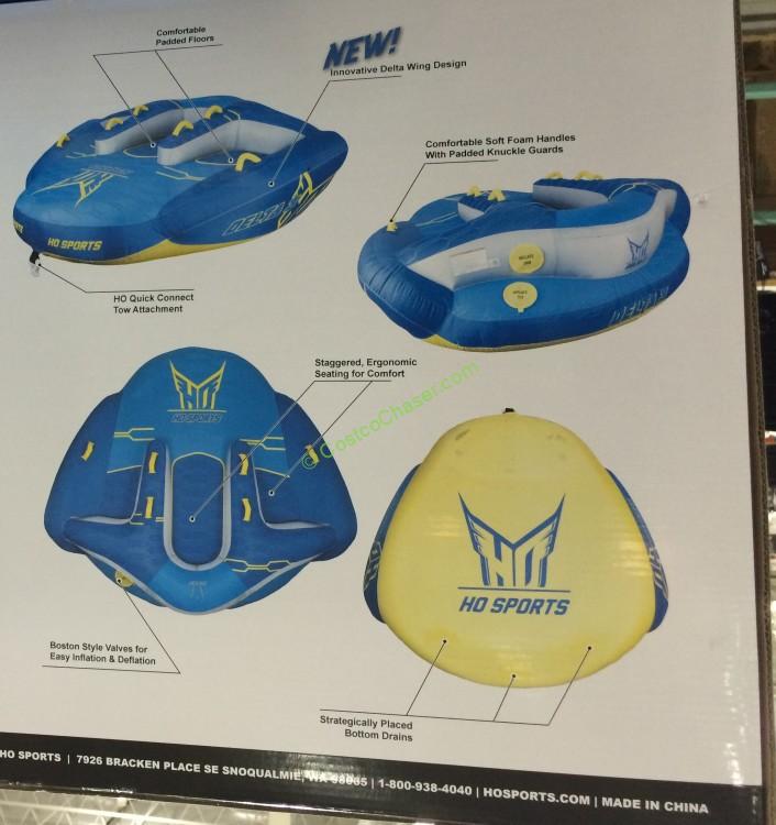 HO Sports Delta 3 Towable with Pump & Rope CostcoChaser