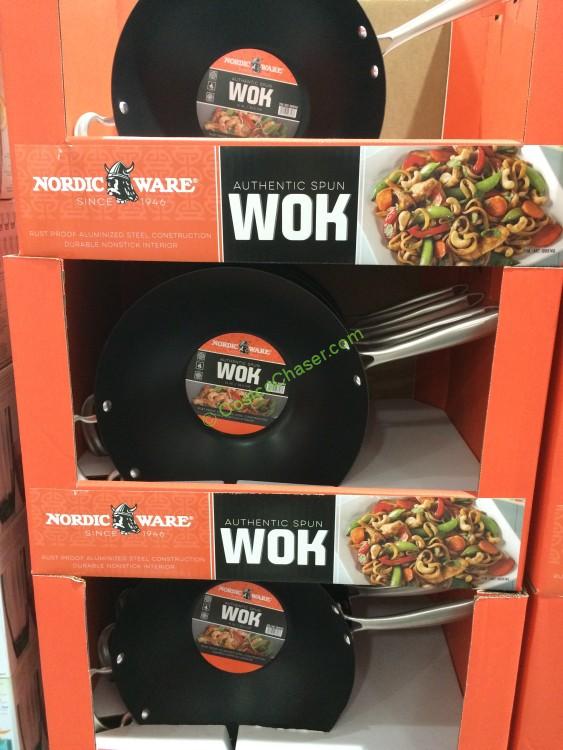 costco1009740nordicware14wokspunaluminizedsteelall CostcoChaser