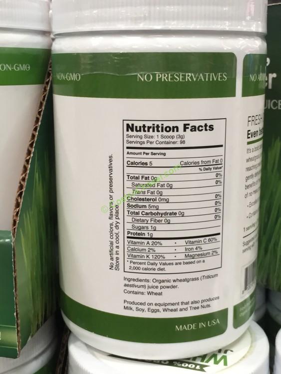costco1379wheatgrassjuicepowder2 CostcoChaser