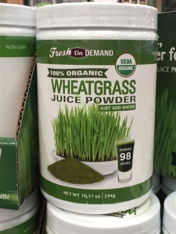 100% Organic Wheatgrass Juice Powder by Fresh on Demand (10.37 Ounces)