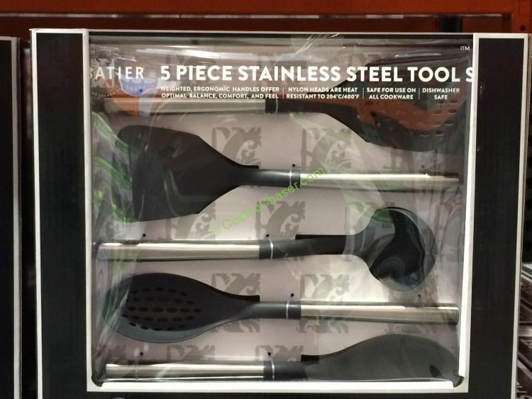 Sabatier 5-Piece Kitchen Stainless Steel Tool Set