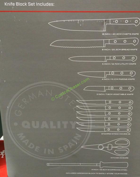 J.A. Henckels 14pc Cutlery Set with Block CostcoChaser