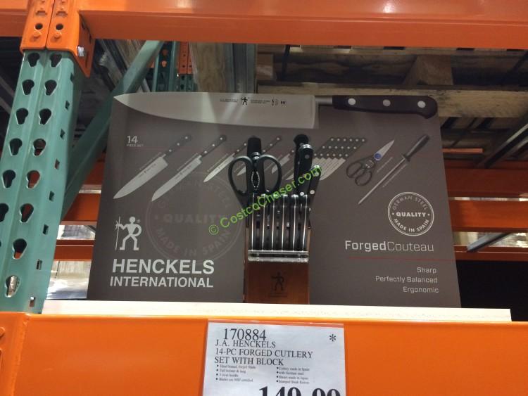 J.A. Henckels 14pc Cutlery Set with Block CostcoChaser