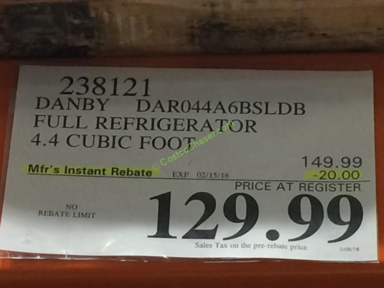 costco238121danbyfullrefrigerator4.4tag CostcoChaser